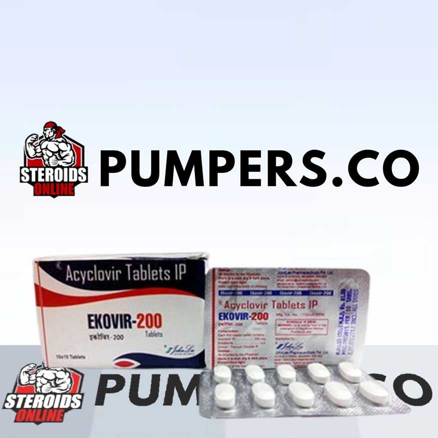 Ekovir (acyclovir) 200mg (30 pills)