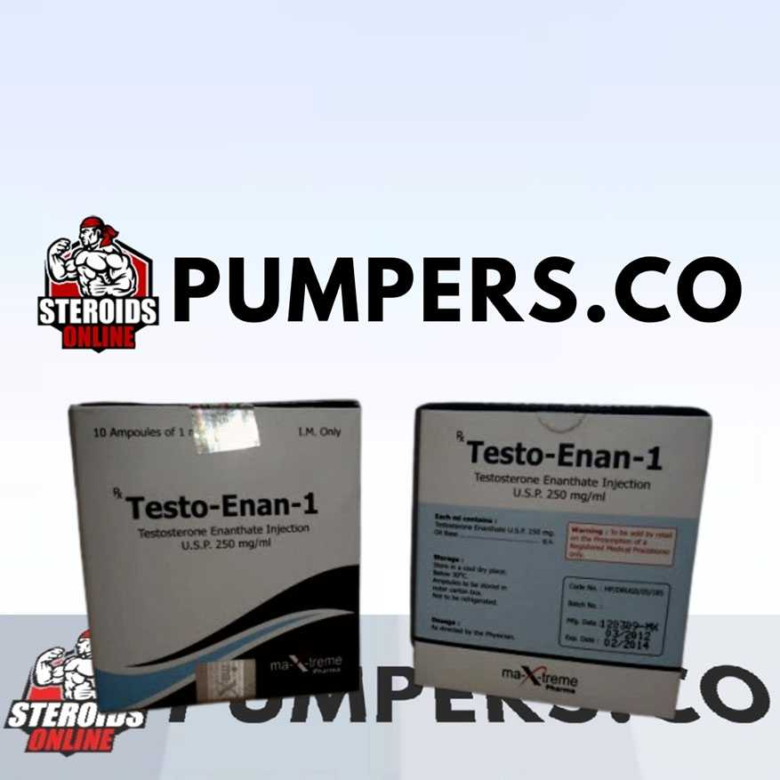 Testo-Enan-1 (testosterone enanthate) 10 ampoules (250mg/ml)